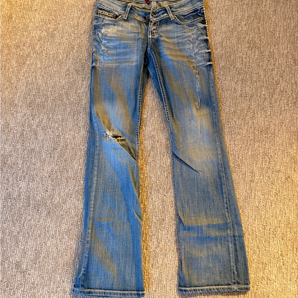 BKE Women's Stella Light Blue Boot Cut Jeans